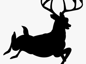 Clip Art Deer Silhouette Clip Art - Buck Deer Silhouette Png