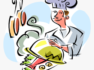 Transparent Fish Dinner Clipart - Restaurant Cartoon