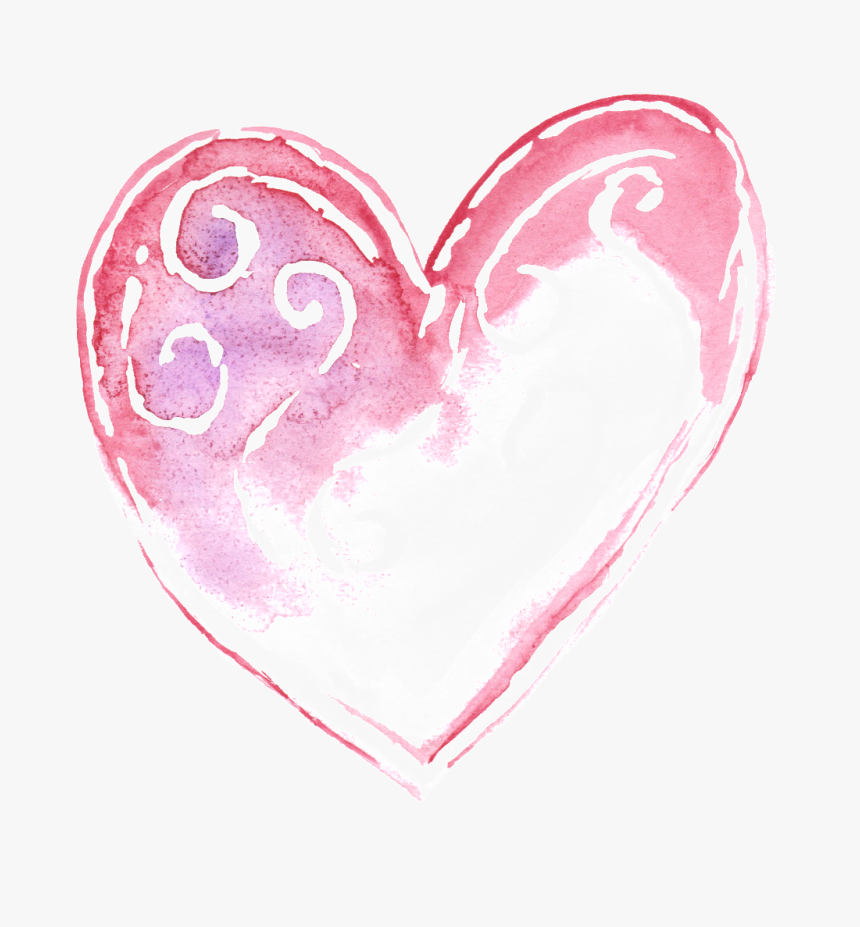 Blur Flower Heart Transparent Decorative - Heart