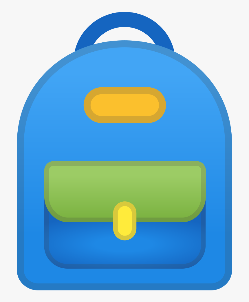 Transparent Mochila Clipart - School Backpack Icon Png