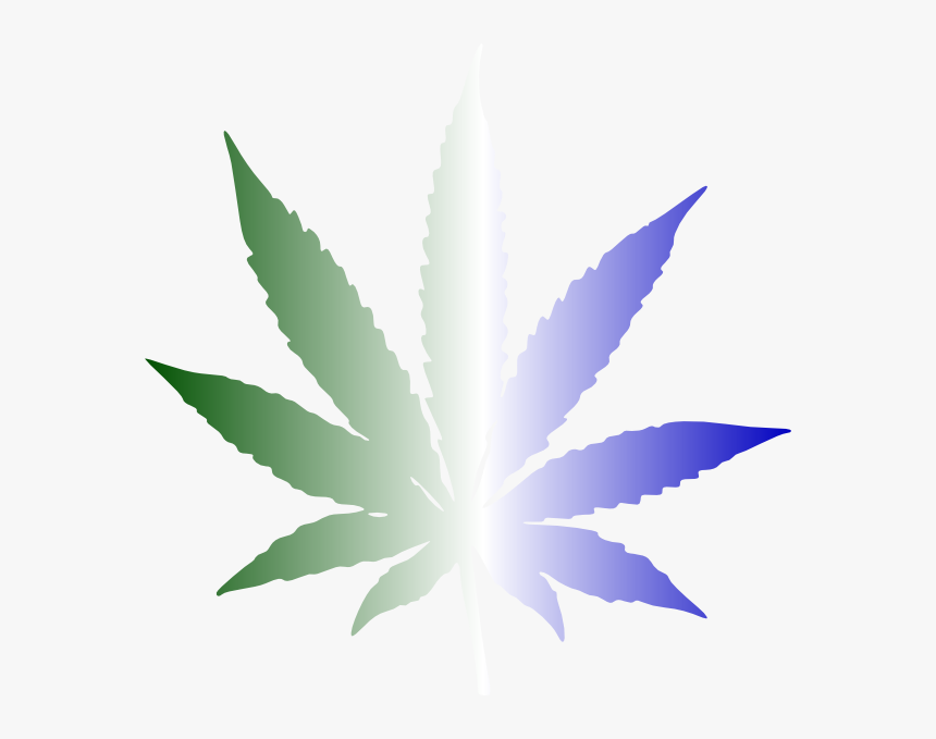 Weed Green White And Blue Svg Cl