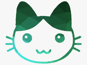 Cat Green Leaf Transparent - Pastel Goth Satanic Cat