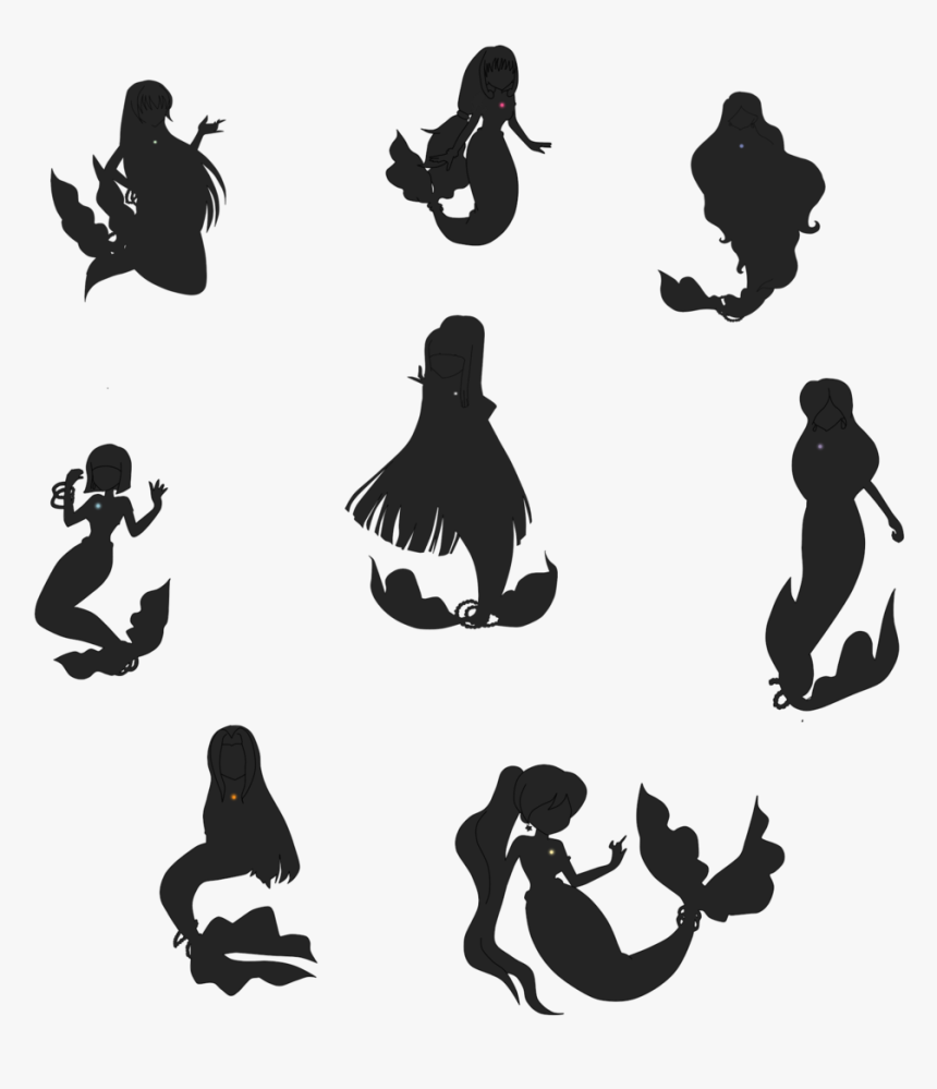 Mermaid Silhouette Png - Mermaid Silhouette Shadow Mermaid