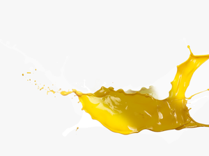 Yellow Paint Splash Png Download - Portable Network Graphics