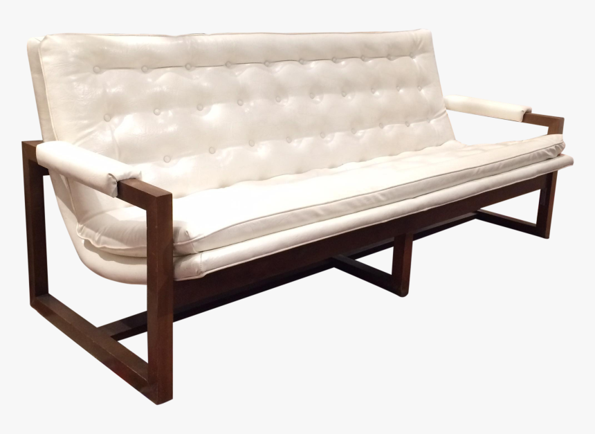 M#century Modern White Galax Scoop Sofa On Chairish - Studio Couch