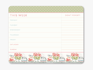 Laura Ashley Weekly Tear Off Planner 
 Title Laura - Paper