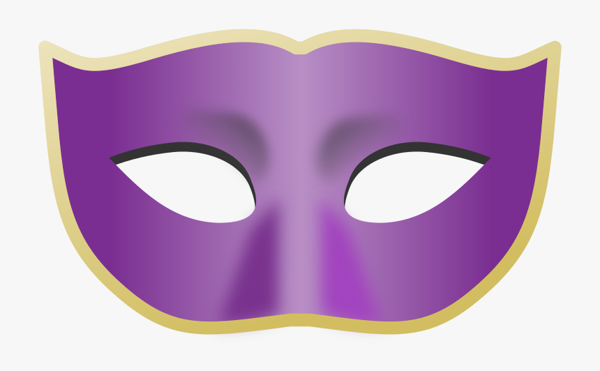 Transparent Masquerade Mask Clip