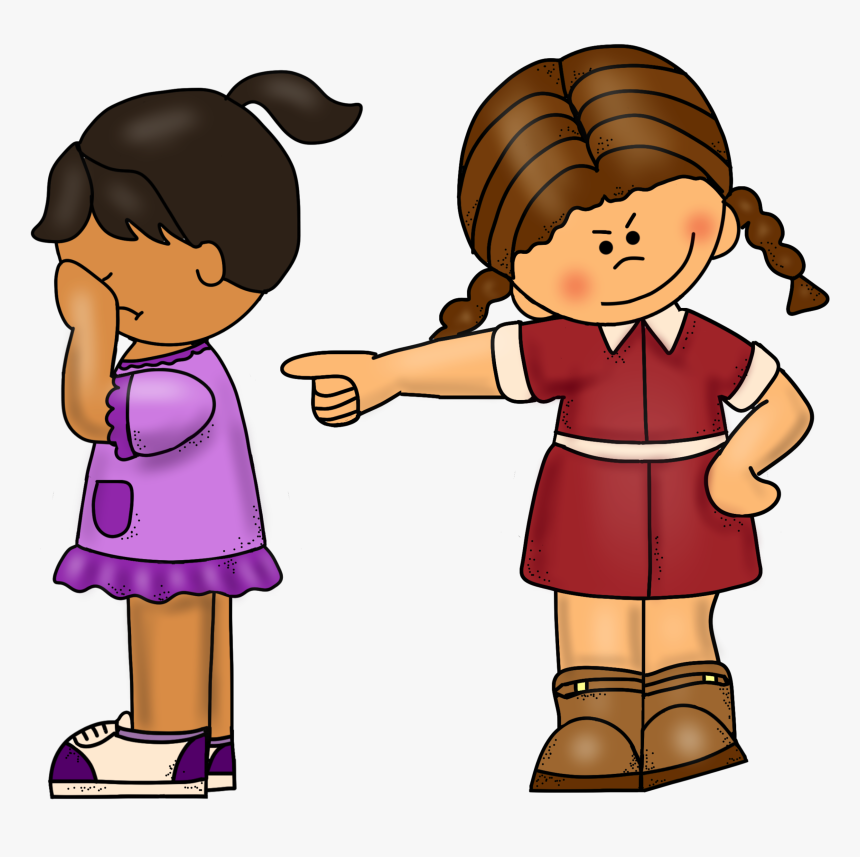 A Clipart Of A Girl Standing Up 