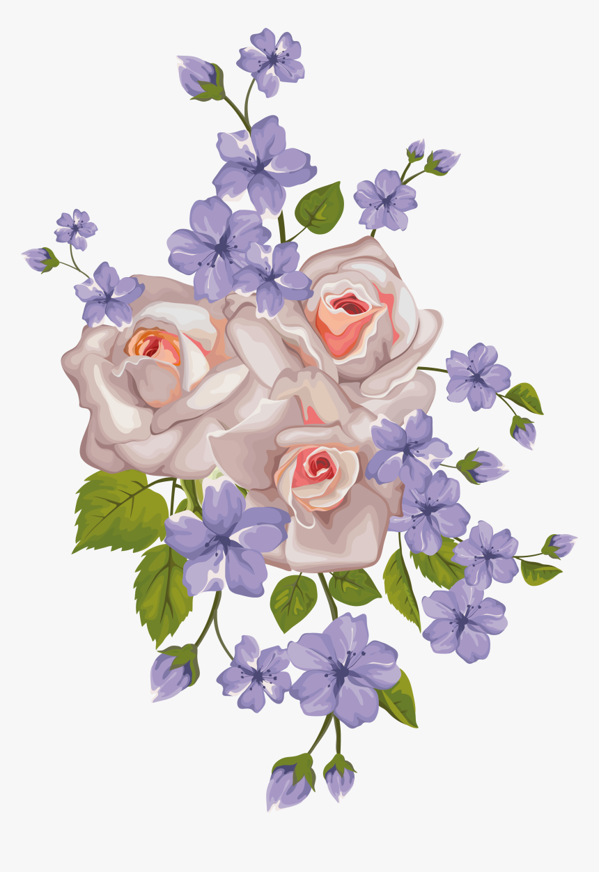 Transparent Beautiful Flower Png - Drawing