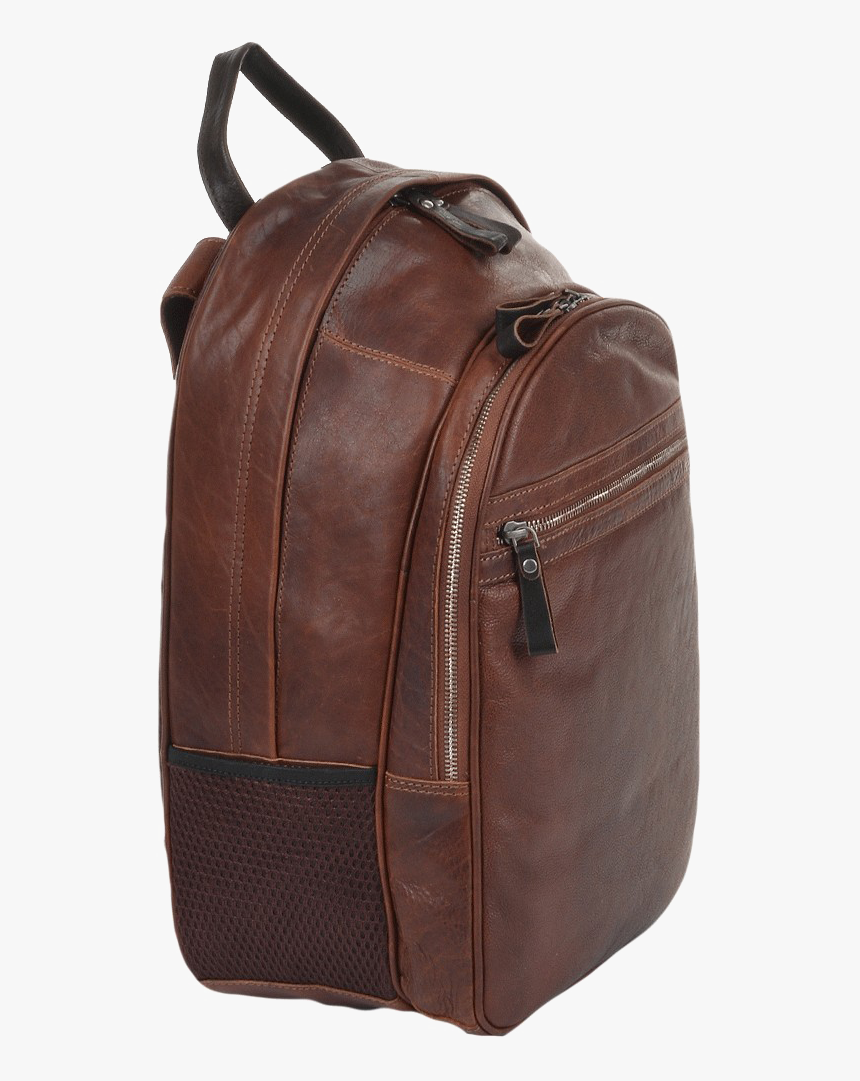 Brown Leather Backpack Png Photo