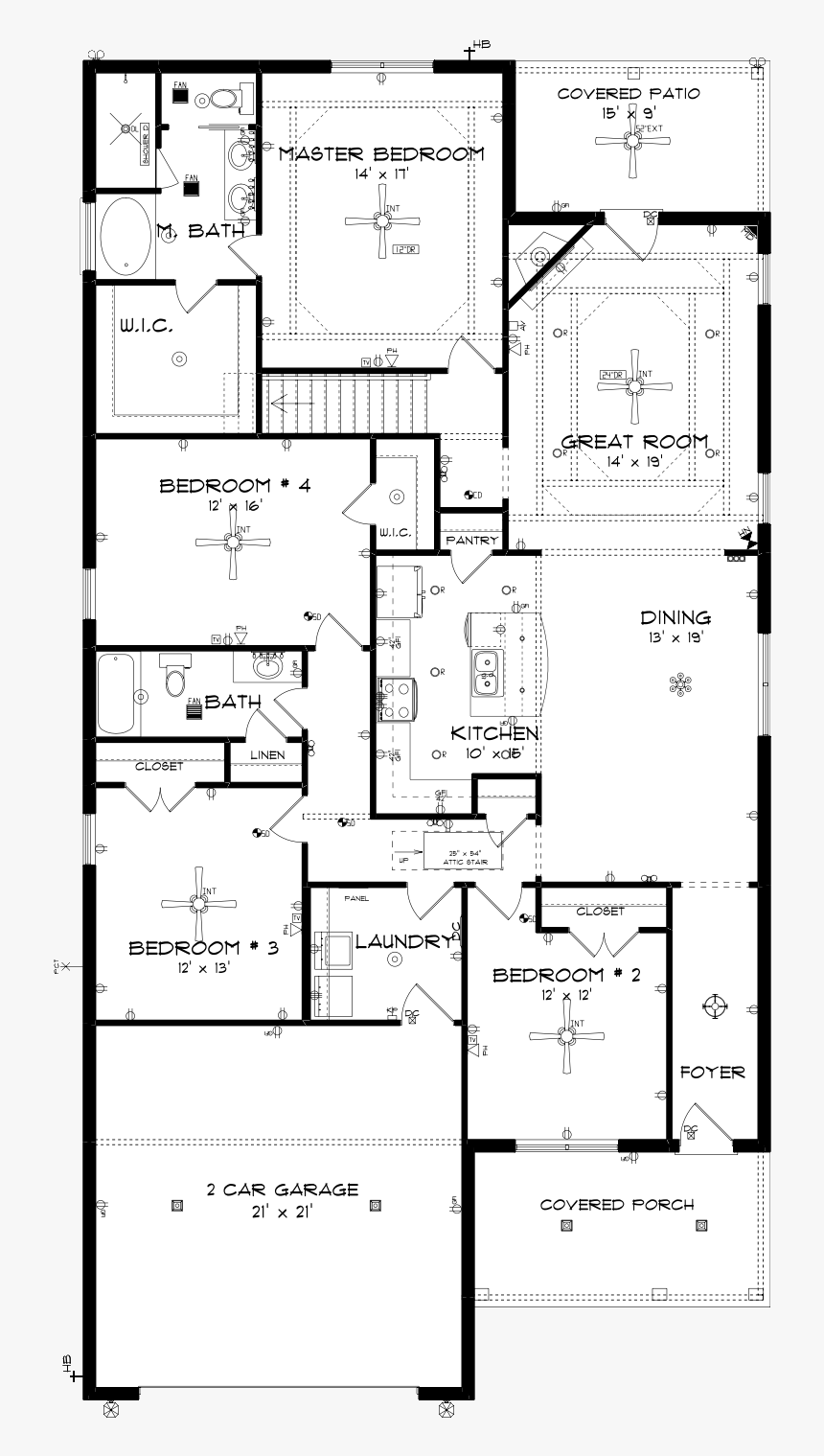 Savannah Main Floor By Stone Martin Builders - Floor Plan
