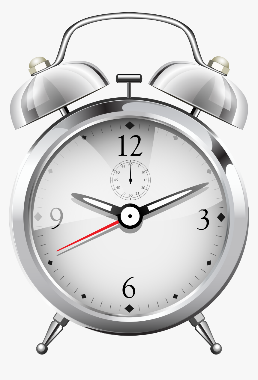 Silver Alarm Clock - Alarm Clock