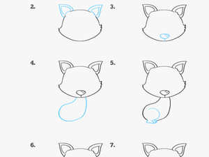 How To Draw Baby Fox - Fox Drawing Easy Step By Step