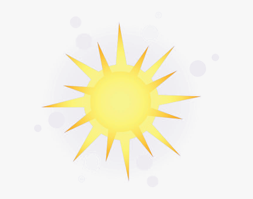 Hand Painted Yellow Sunshine Png