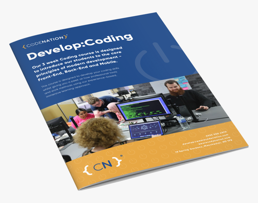 Develop Coding Course Brochure Body Image - Course Brochure Cyber Security