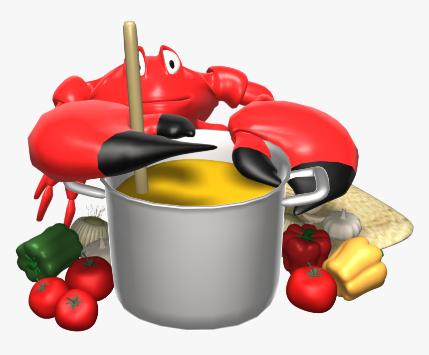 Black Png Cooking Pan Bite Me - Crab Soup Clipart