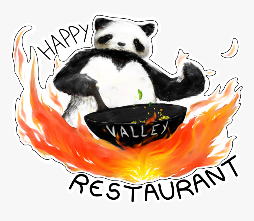 Flaming Chef Panda By Kechuppika On Clipart Library - Chef Panda Png