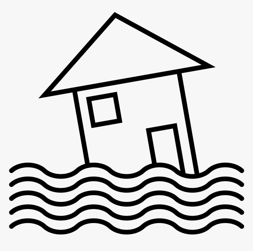 For Iphone And Ipad - Clip Art Black And White Flood
