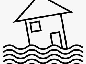 For Iphone And Ipad - Clip Art Black And White Flood
