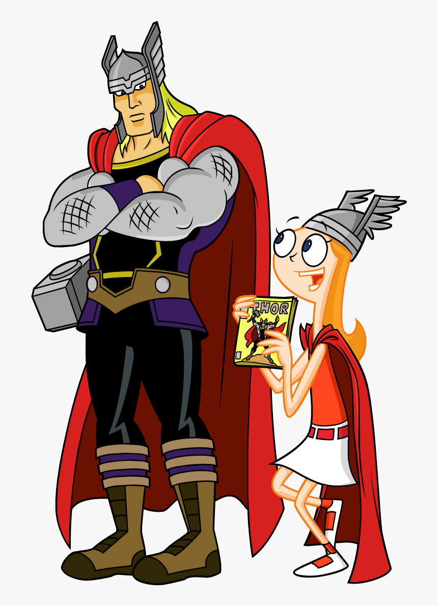 Thor Phineas And Ferb Mission Marvel Clipart - Phineas Y Ferb Mission Marvel