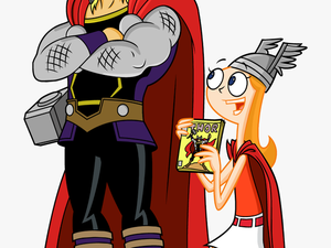 Thor Phineas And Ferb Mission Marvel Clipart - Phineas Y Ferb Mission Marvel