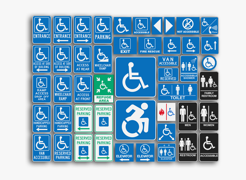 Many Types Of Ada Signs - Types 