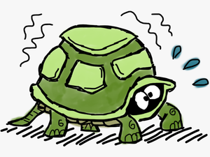 Turtle Coming Out Of Shell Cartoon
