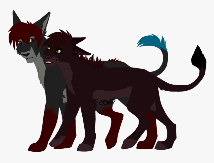 Black Cat Whiskers Demon Canidae - Wolf