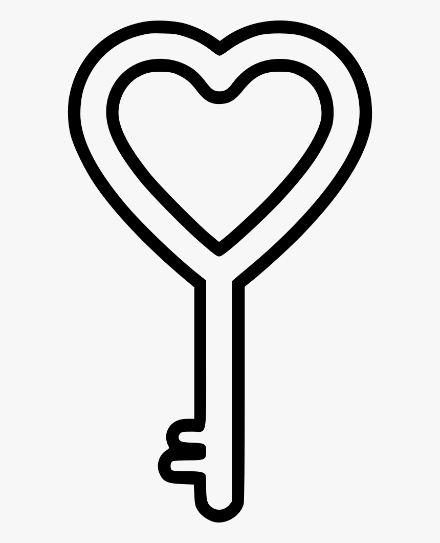 Key With Heart Clipart