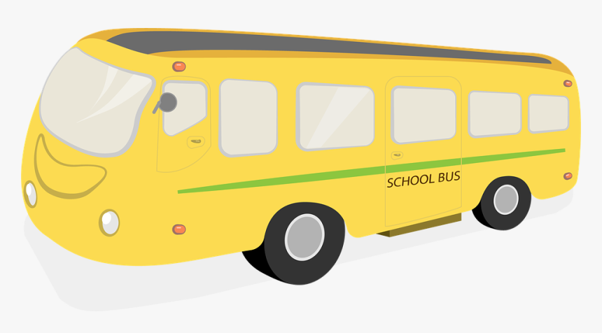 Yellow School Bus Cartoon 14