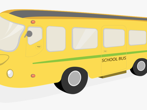 Yellow School Bus Cartoon 14