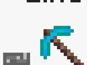 Minecraft Pickaxe Transparent Background 