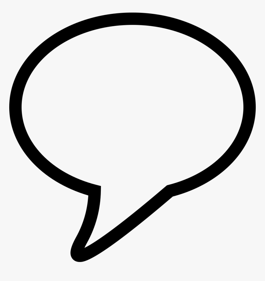 Speech Balloon Outline For Conversation - Balloons Conversation Png Free
