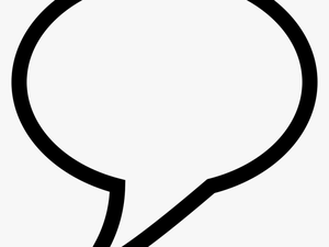 Speech Balloon Outline For Conversation - Balloons Conversation Png Free