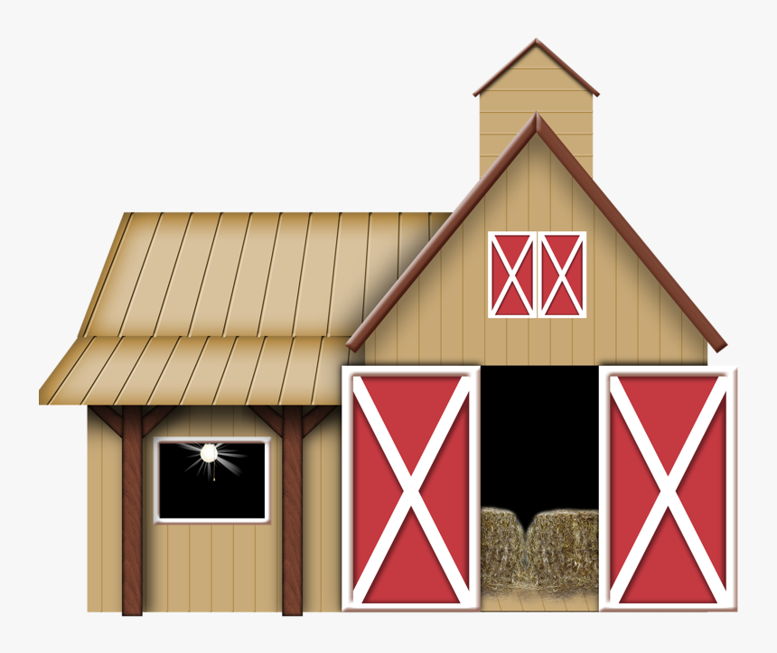 Thanksgiving Scene Freeuse Download - Transparent Barn Clipart