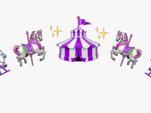 #purple #cute #sparkle #aesthetic #circus #carnival - Illustration