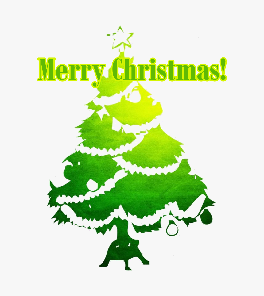 Christmas Tree Merry Christmas Png Image - Clip Art Blue And White Christmas Tree