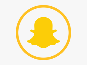 Icon Social Media And - Snapchat Logo Png Black