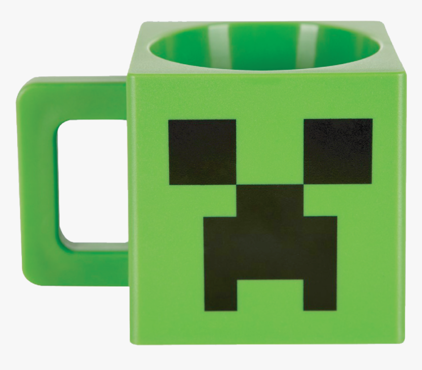 Minecraft Plastic Creeper Face Mug 