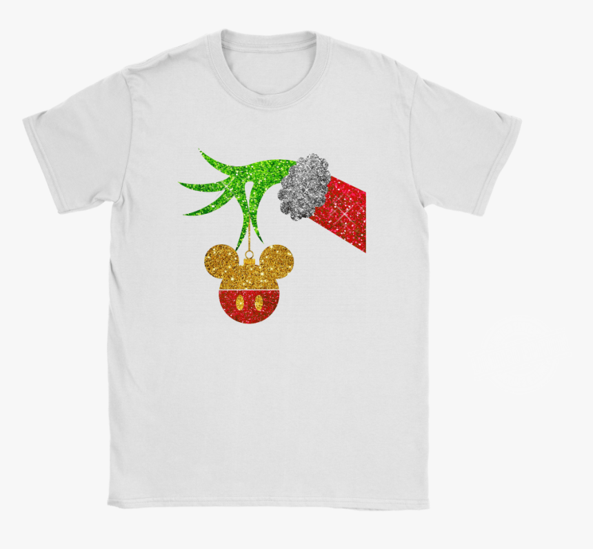 The Grinch Hand Holding Mickey Mouse Shirt - Week Is Long The Silver Cat Feeds
