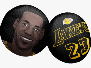 Lebron James Head Png - Logos And Uniforms Of The Los Angeles Lakers