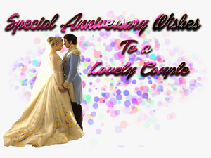 Special Anniversary Wishes To A Couple Png Free Images - Kit And Cinderella Wedding