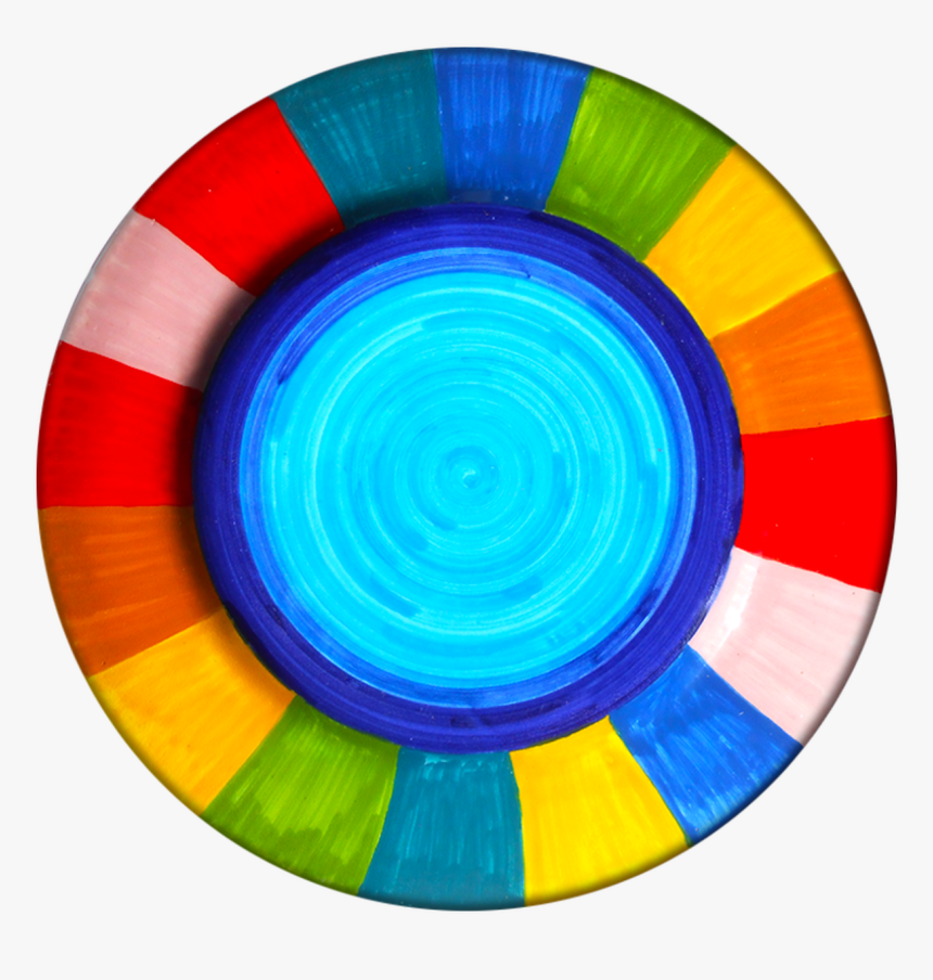 Dinner Plate Rainbow - Circle