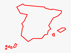 Spain Map Outline