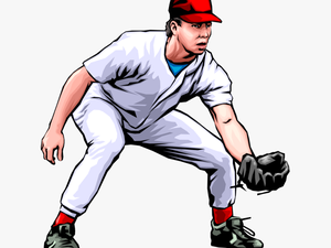 Vector Illustration Of American Pastime Sport Of Baseball - Baseball Clip Art
