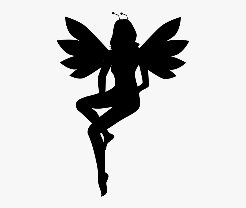 Peeter Paan Silhouette Fairy - Fairy Vector Free