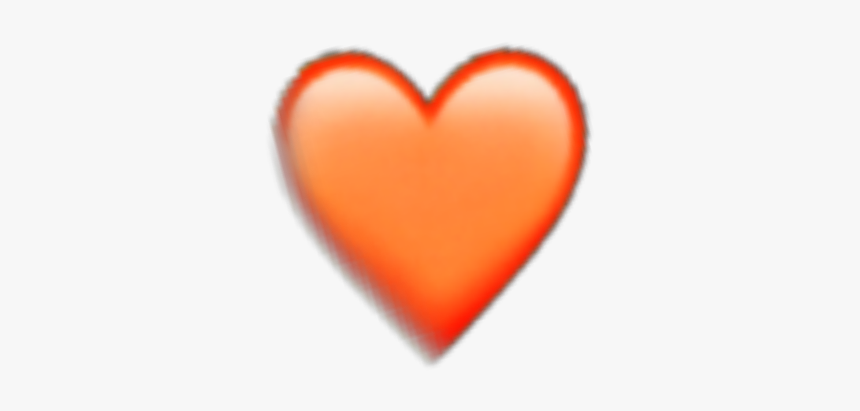 #orange #heart #emoji #iphone #sticker #random #remixit - Heart