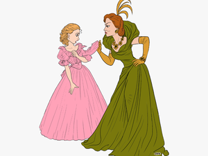 Cinderella Movie Clip Art Image - Live Action Cinderella Pink Dress