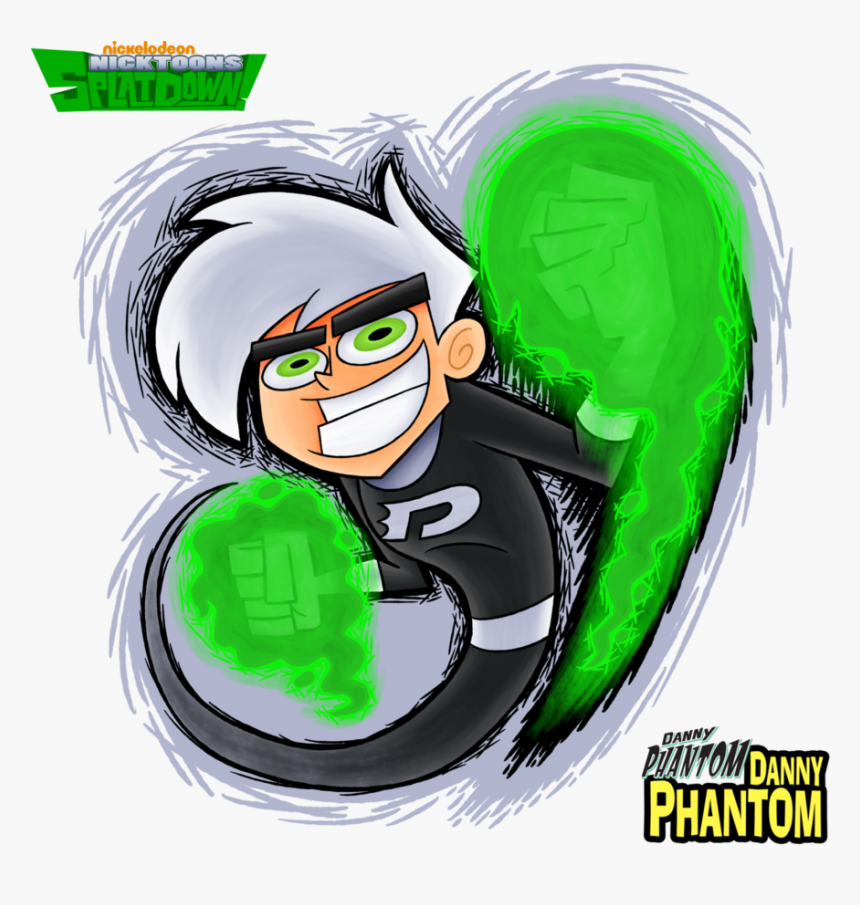 Splatdown Fighter Danny Phantom - Nicktoons Splatdown
