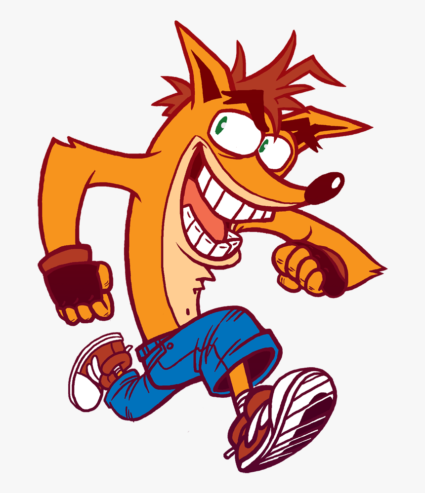Crash Bandicoot Funny Drawing